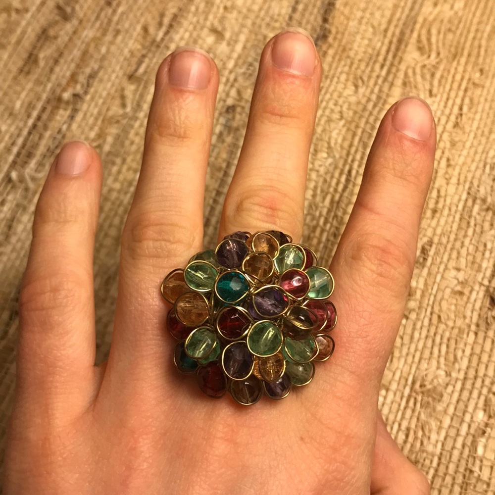 Colorful Statement Ring - Picture 4 of 4